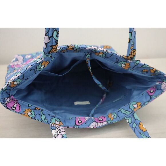 Vera Bradley 51135-20337 Womens Blue Wild Prairie Small North South Tote Bag - Picture 3 of 9
